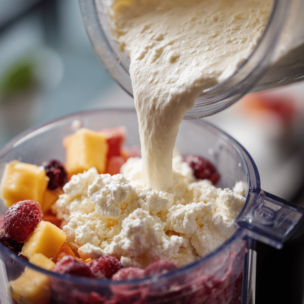 Cottage Cheese Ice Cream: The High-Protein Dessert You’ll Crave 11 u1471415212 Blended cottage cheese mixture in a food processo 90f6d744 776a 4081 9689 7ed7dc52109b 2