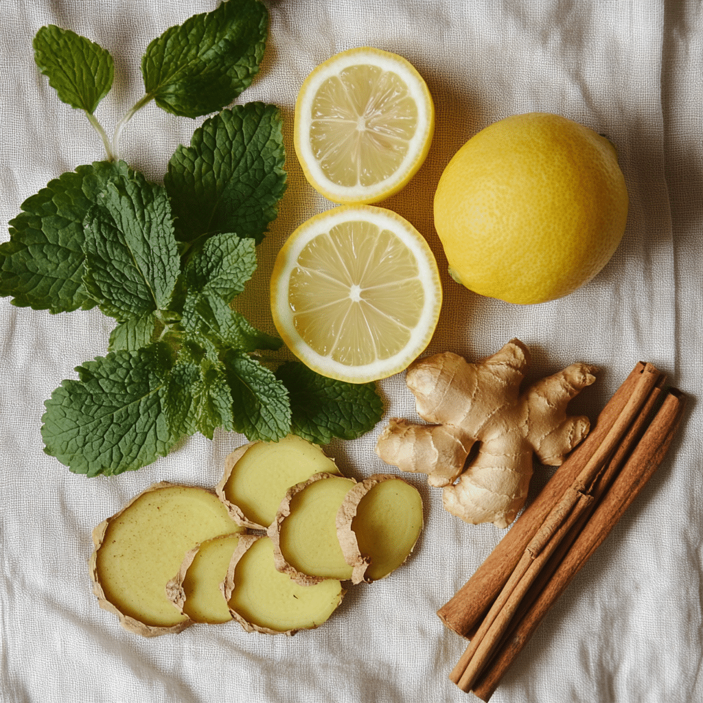 Lemon Balm Ozempic Recipe for Weight Loss Support Naturally 2 u1471415212 Flat lay of fresh lemon balm leaves sliced lemon 9fb1e62c ab1d 4a6a 8da1 ef8ee44546d3 1