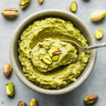 Pistachio Butter Recipe: Easy, Creamy & Naturally Delicious 11 Finished pistachio butter ready to serve