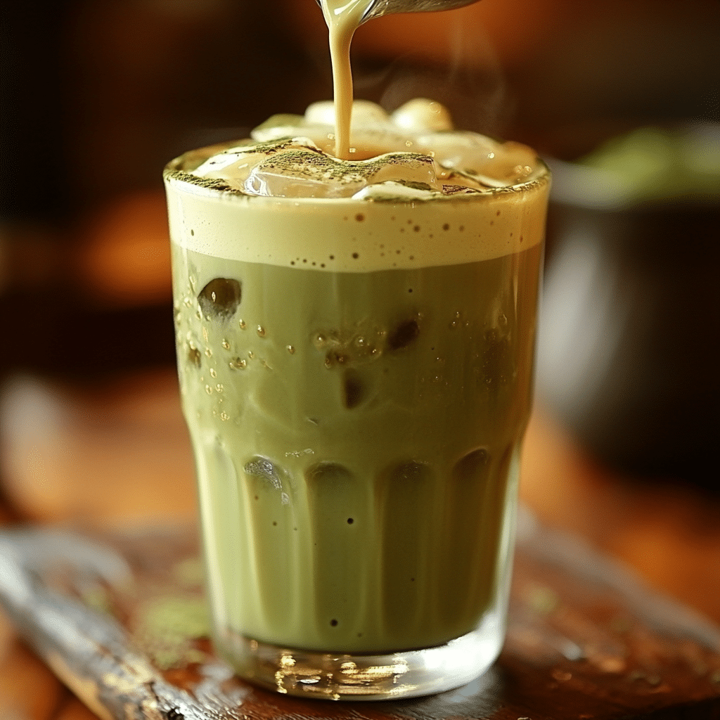 Matcha Cream Cold Foam – Best Keto-Friendly Version to Make at Home 12 u1471415212 Pouring green matcha cream cold foam over iced co ec29d283 6d84 45c8 8329 b318d2995336 2