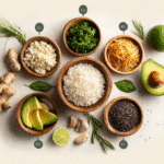 Natural Mounjaro Recipe for Weight Loss & Energy: Feel Full Naturally 9 Natural Mounjaro bowl ingredients and final dish